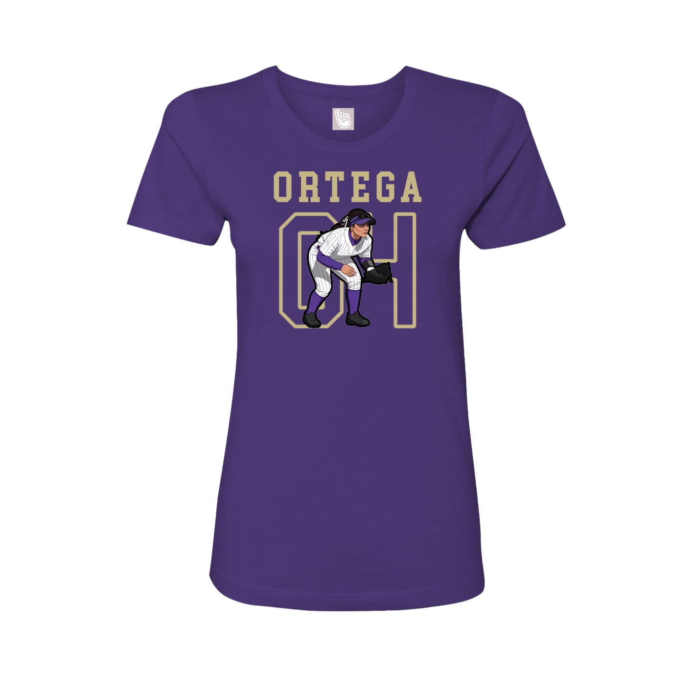Fitted Women's Tee — Shirsey in Purple