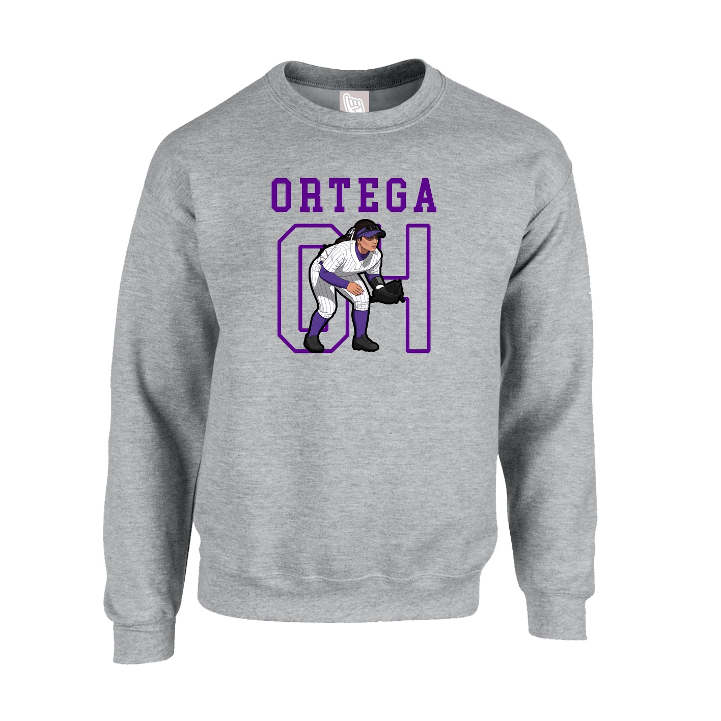 Fleece Crew — Shirsey in Grey