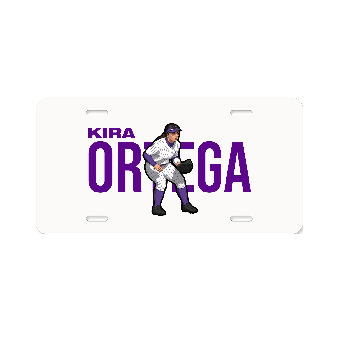 License Plate — Player Name in Classic