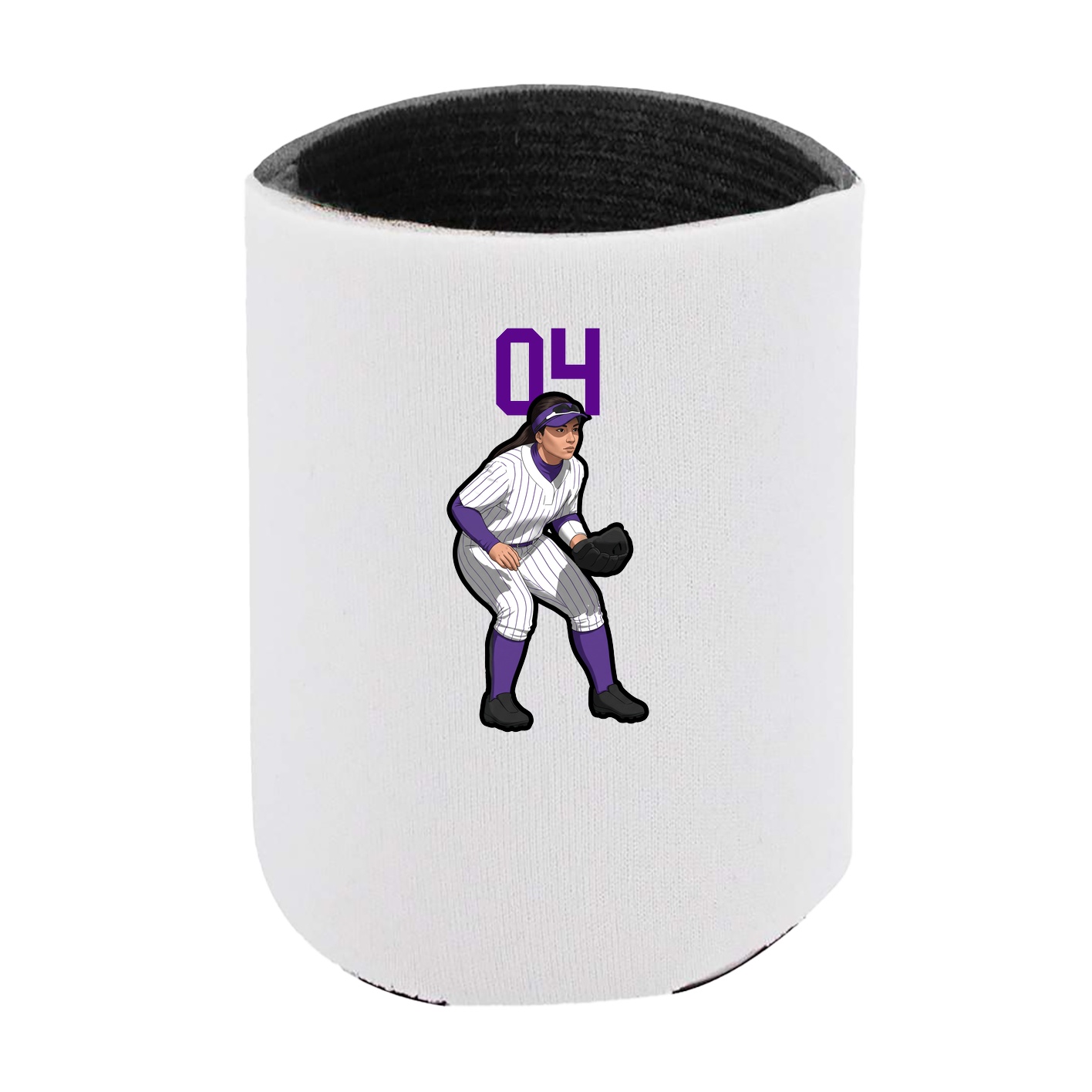 Can Holder — Number Top in White
