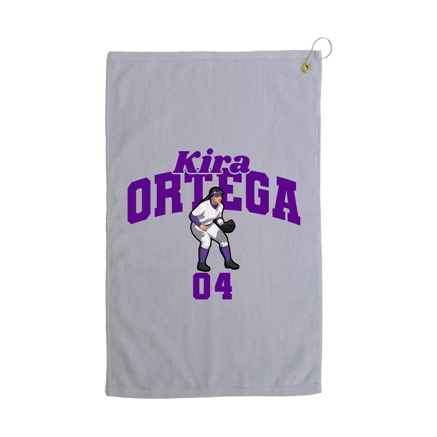 Golf Towel — Signature Arch in Grey