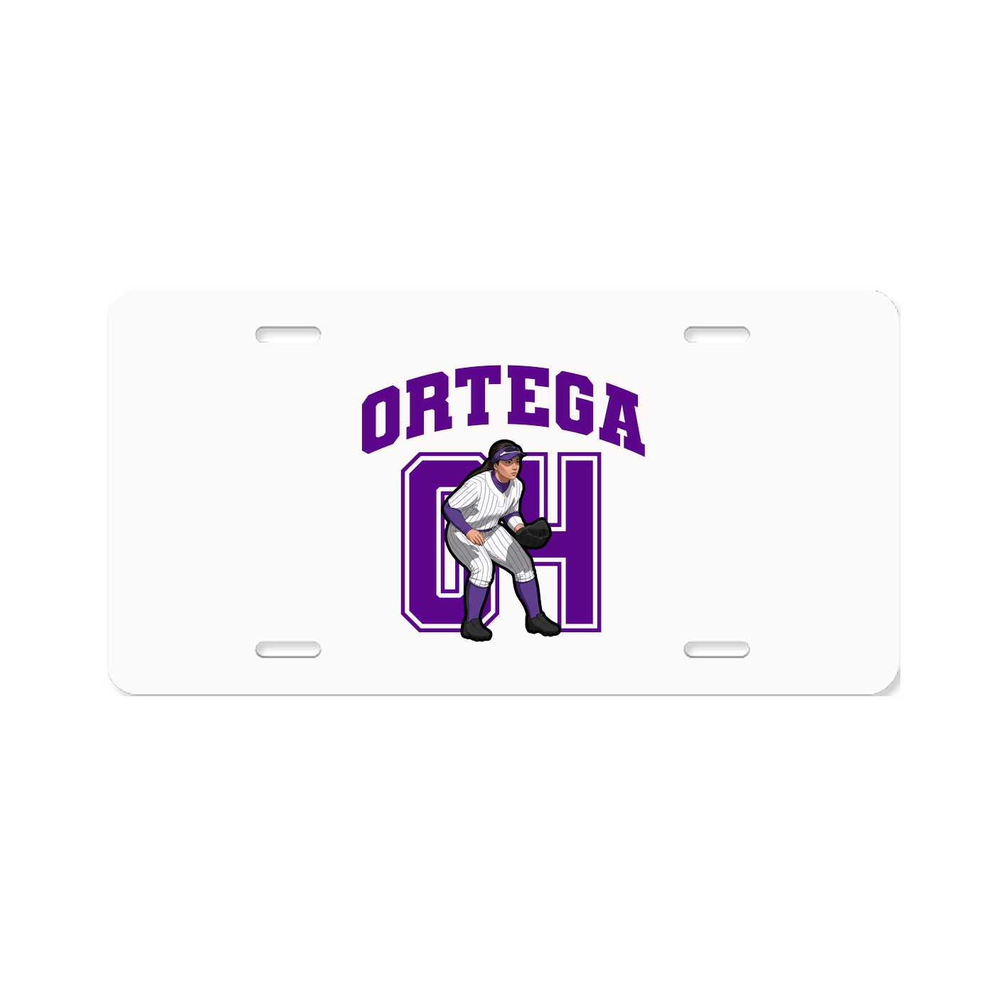 License Plate — Number in Classic