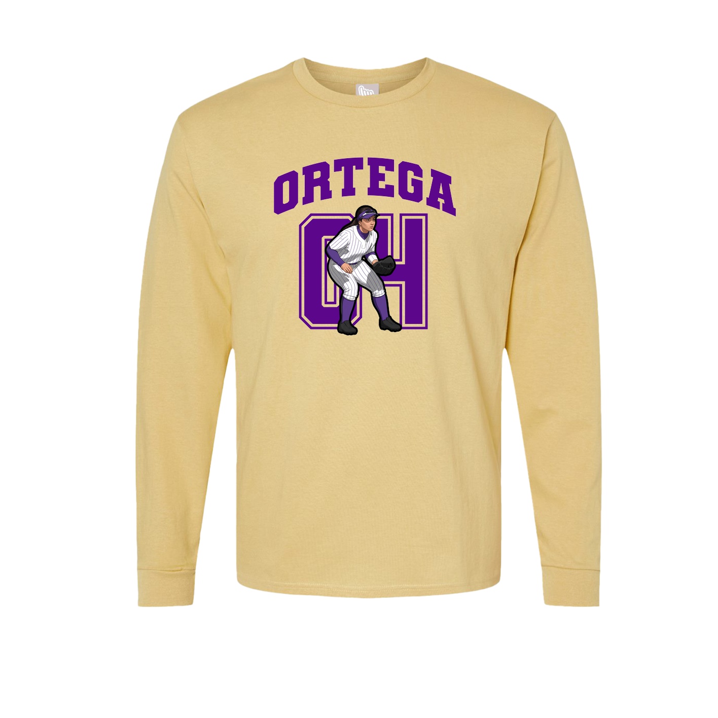 Long Sleeve Tee — Number in Vegas Gold