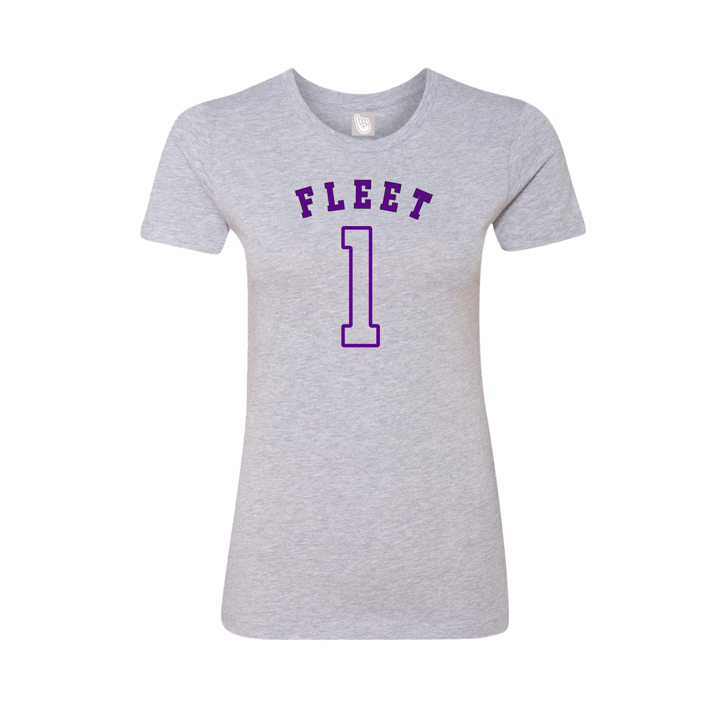 Fitted Women's Tee — Shirsey Arch in Grey