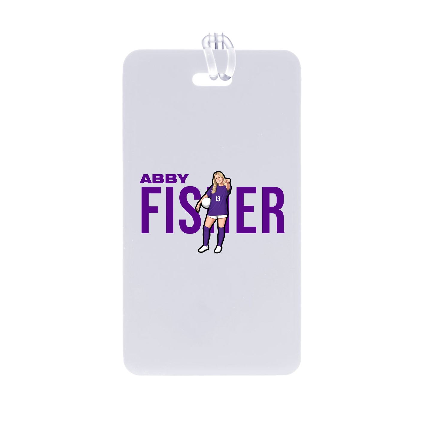 Bag Tag — Player Name in Classic