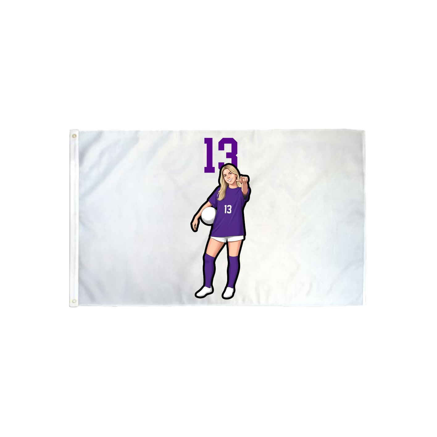 3x5 Flag — Number Top in Classic