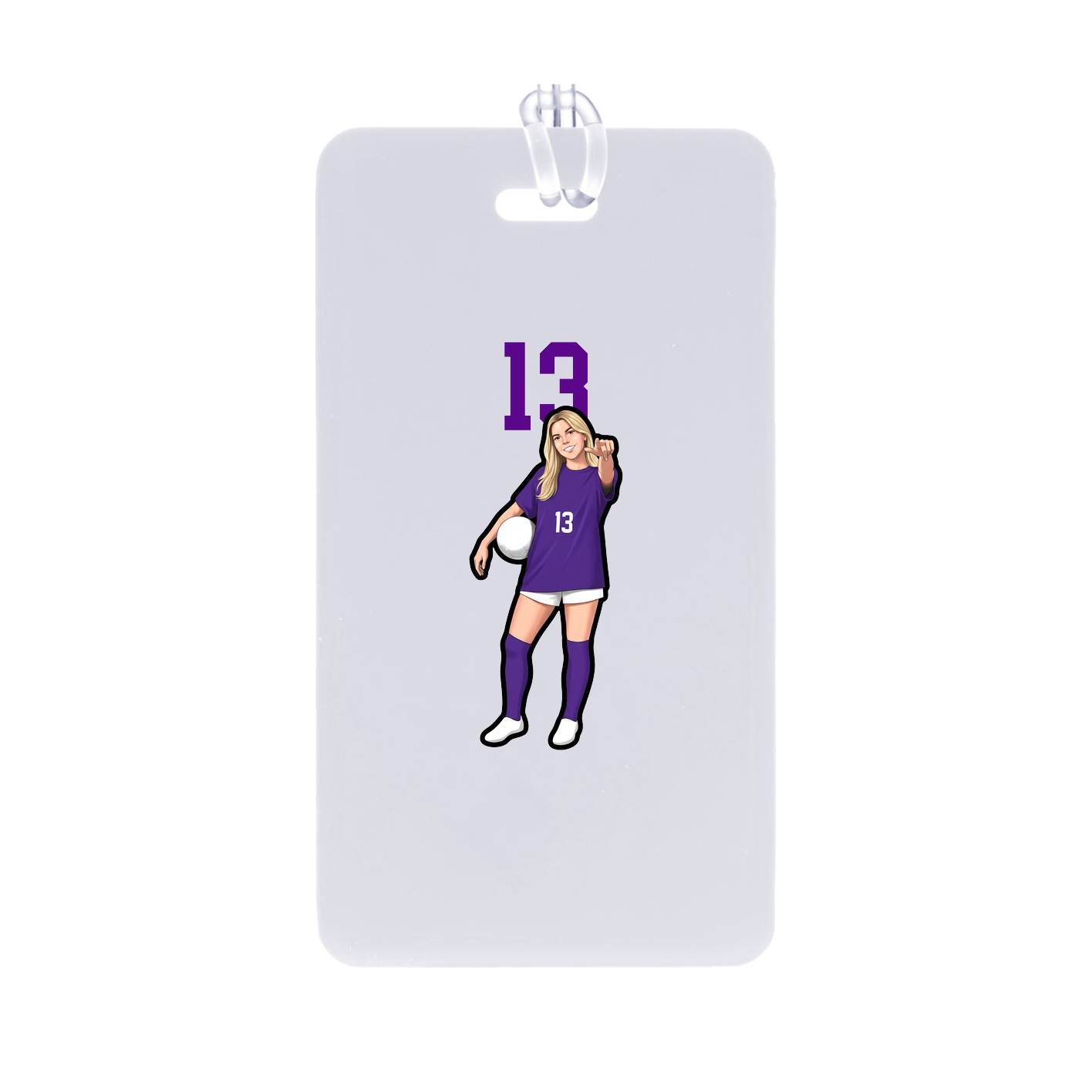 Bag Tag — Number Top in Classic