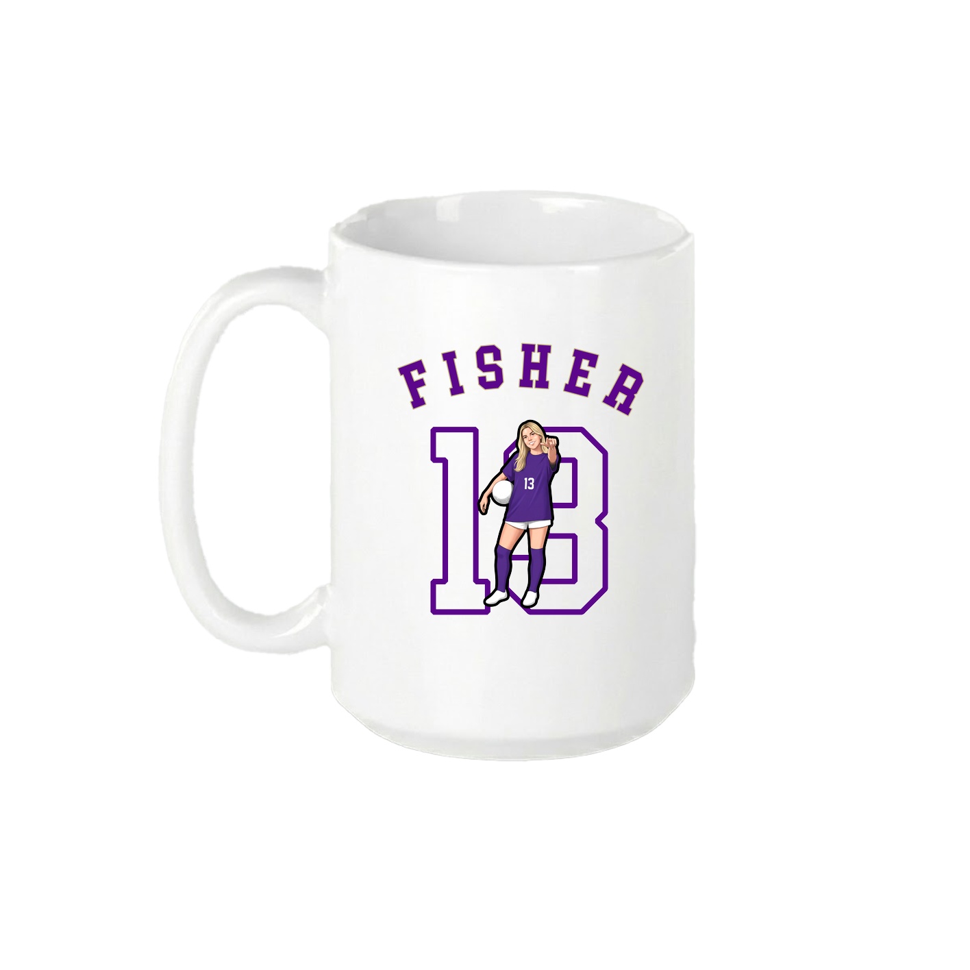 15oz Coffee Mug — Shirsey Arch in White