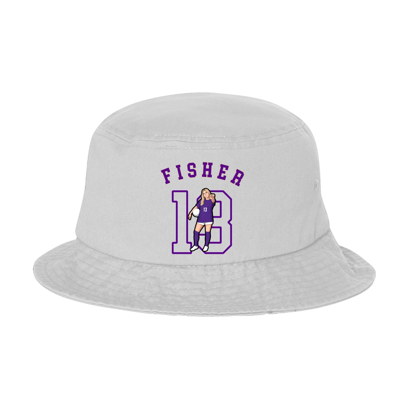 Bucket Cap — Shirsey Arch in White