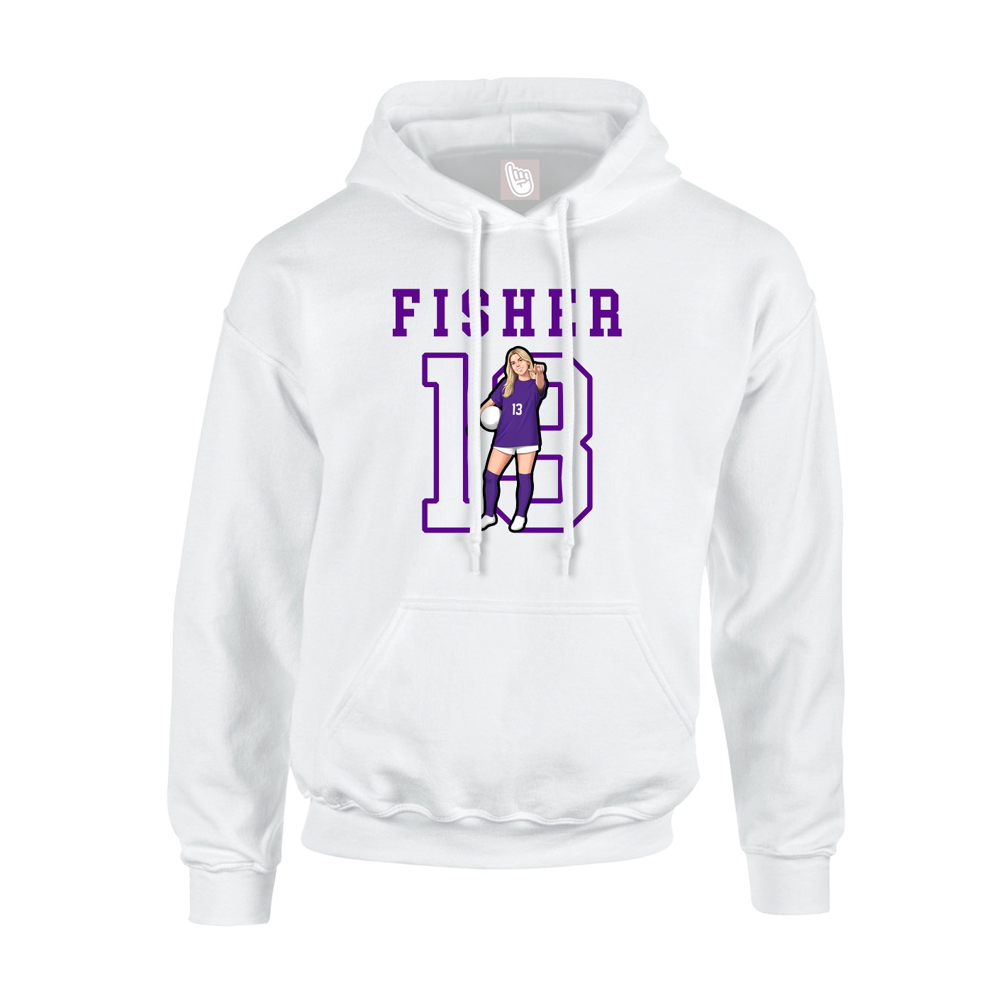 Youth Hoodie — Shirsey in White