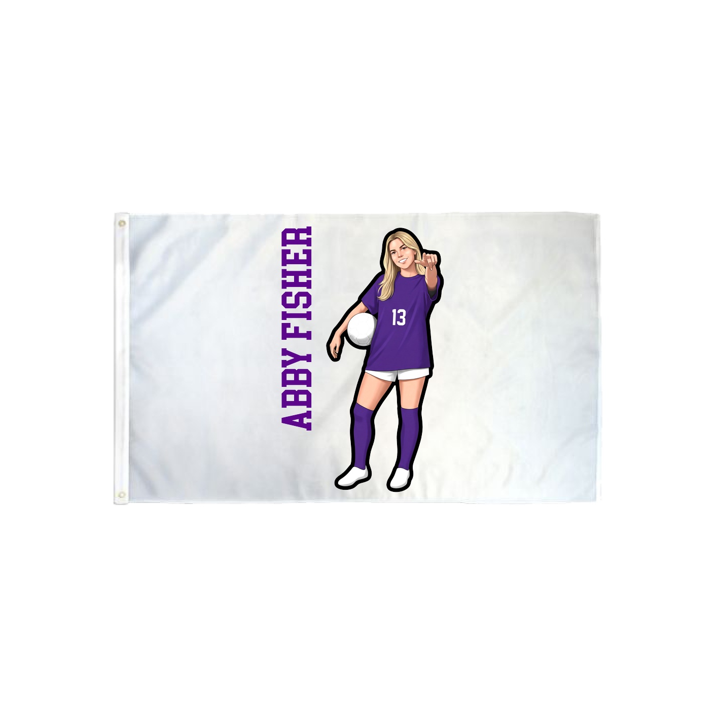 3x5 Flag — Name Vertical in Classic