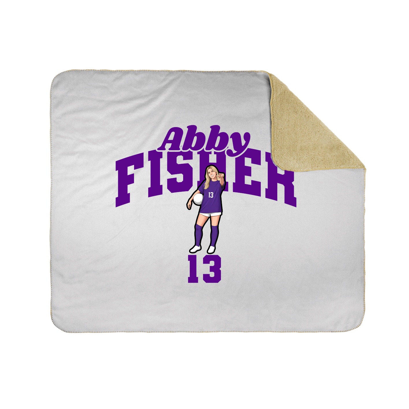 Throw Blanket — Signature Arch in White