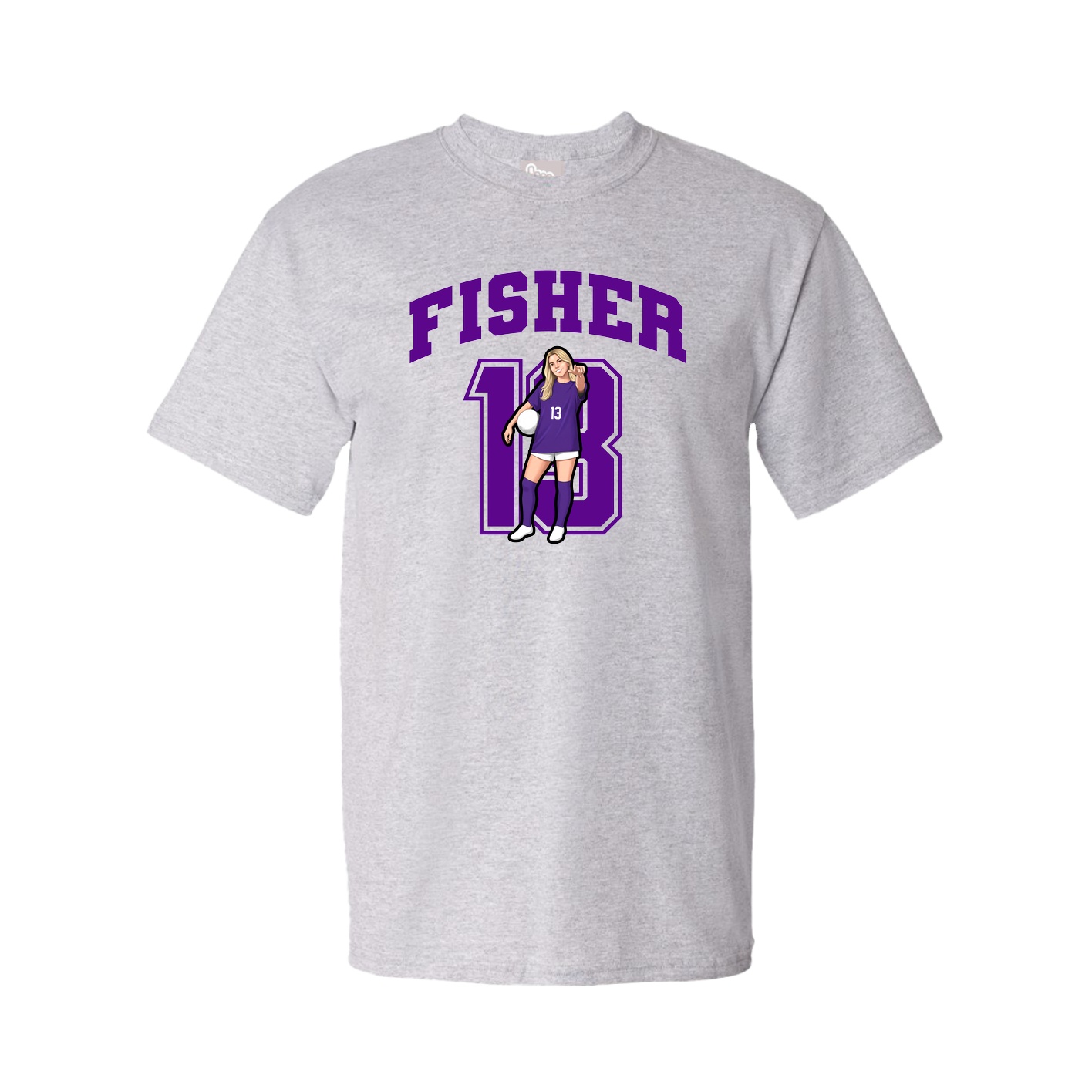 Tee — Number in Grey