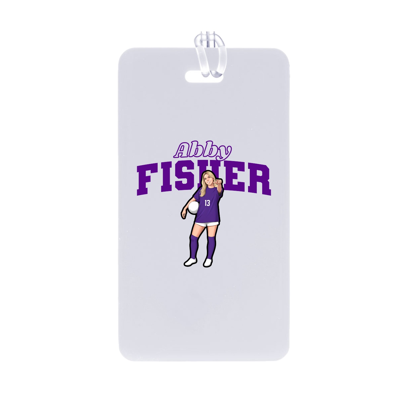 Bag Tag — Name Arch in Classic