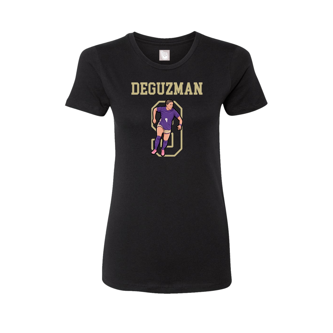 Fitted Women's Tee — Shirsey in Black