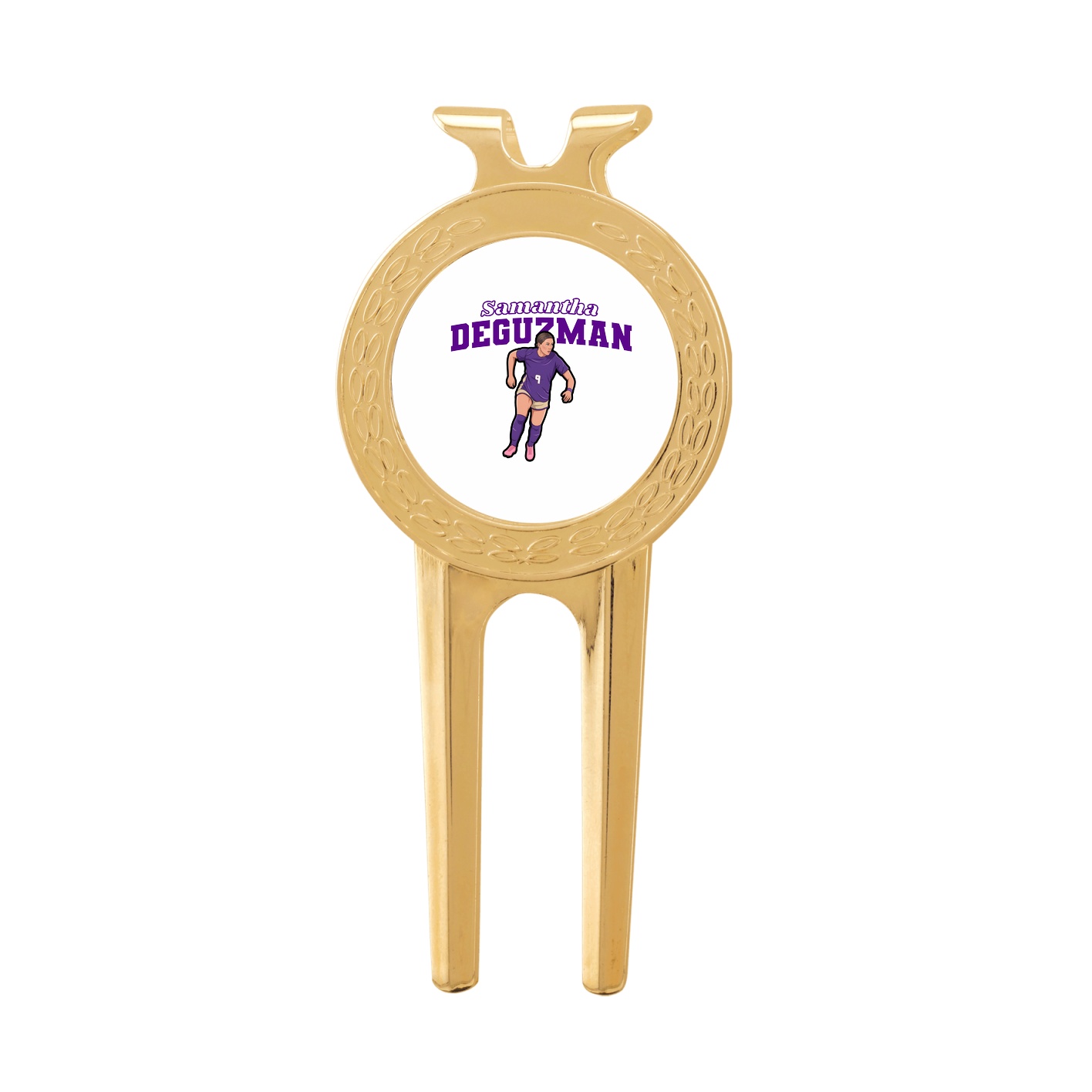 Divot Tool with Ball Marker — Name Arch in Classic