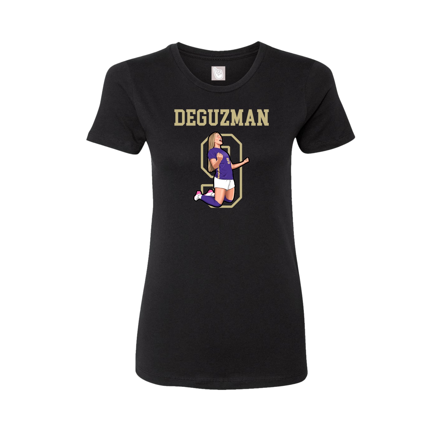 Fitted Women's Tee — Shirsey in Black