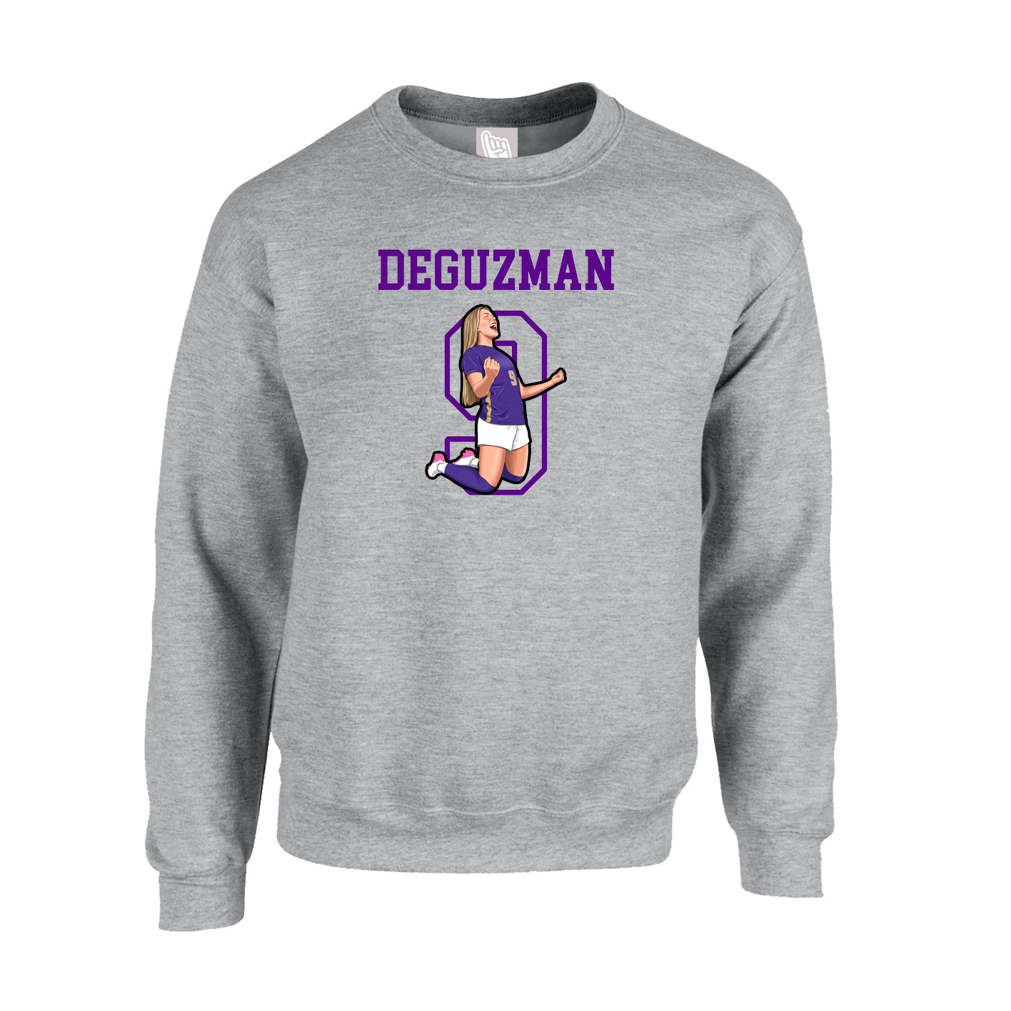 Fleece Crew — Shirsey in Grey