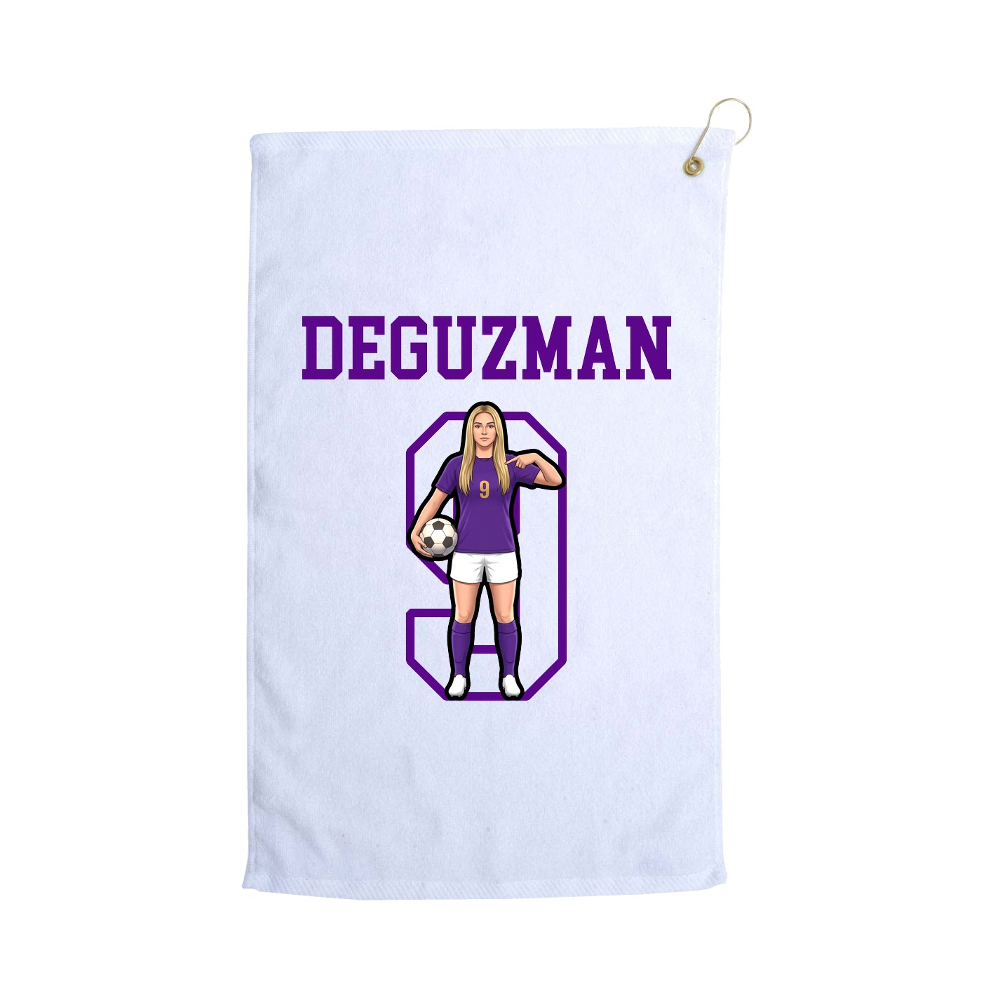 Golf Towel — Shirsey in White