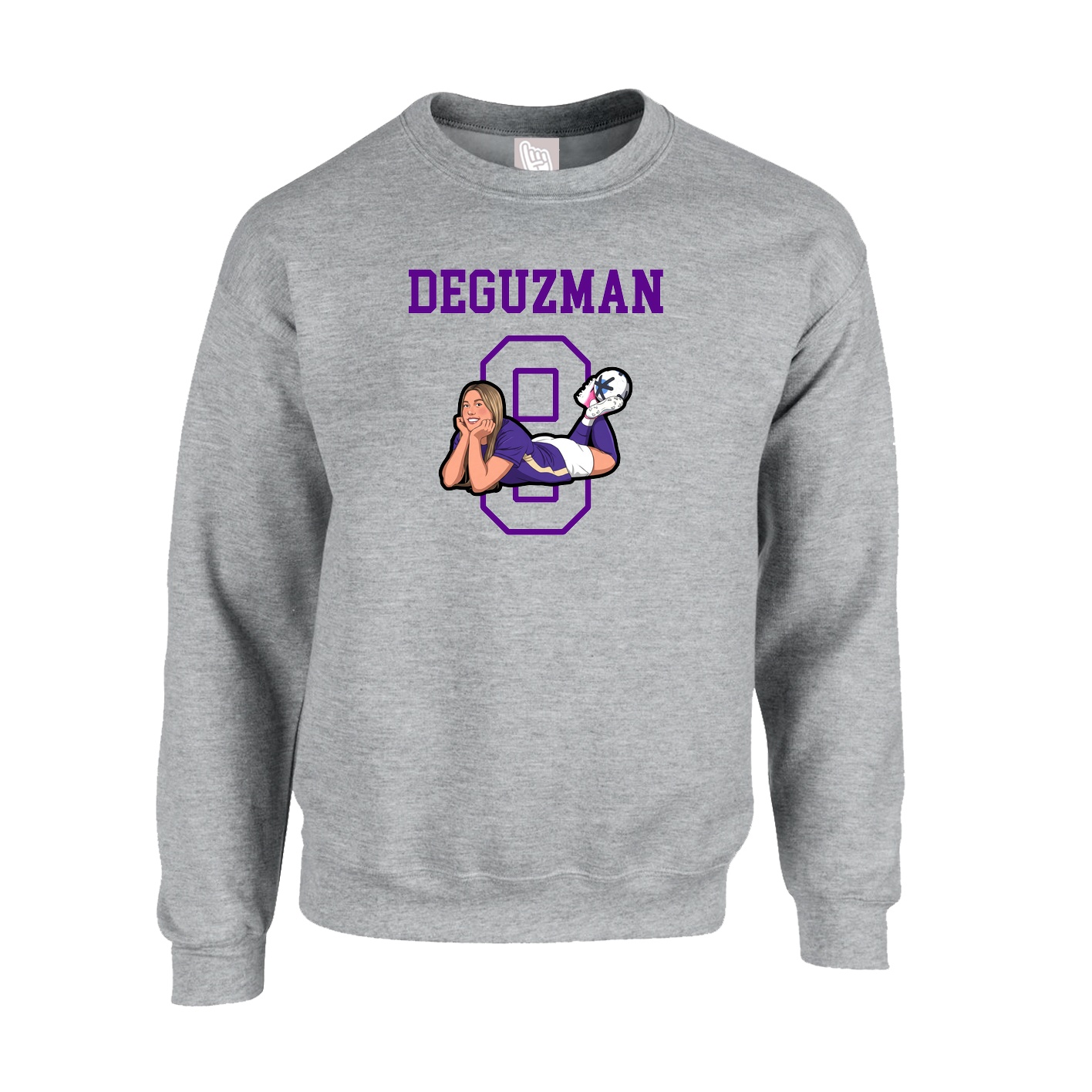 Fleece Crew — Shirsey in Grey