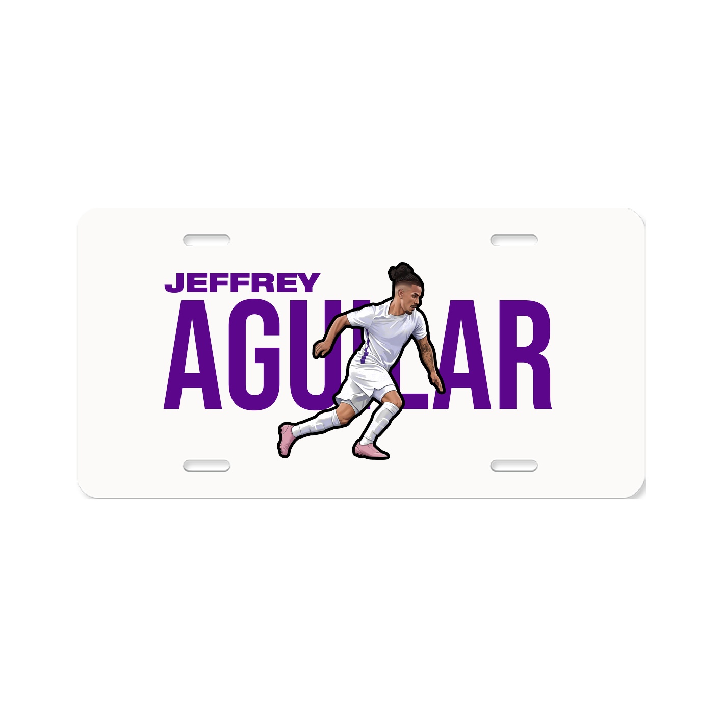 License Plate — Player Name in Classic