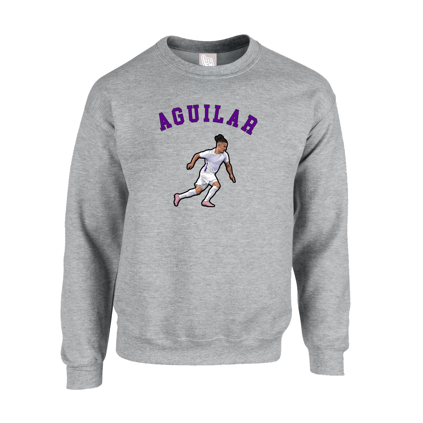Fleece Crew — Shirsey Arch in Grey
