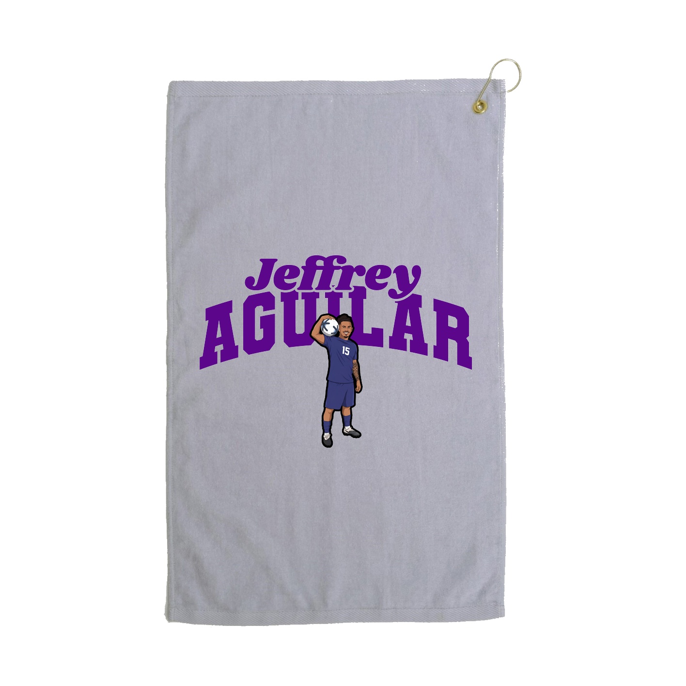 Golf Towel — Signature Arch in Grey