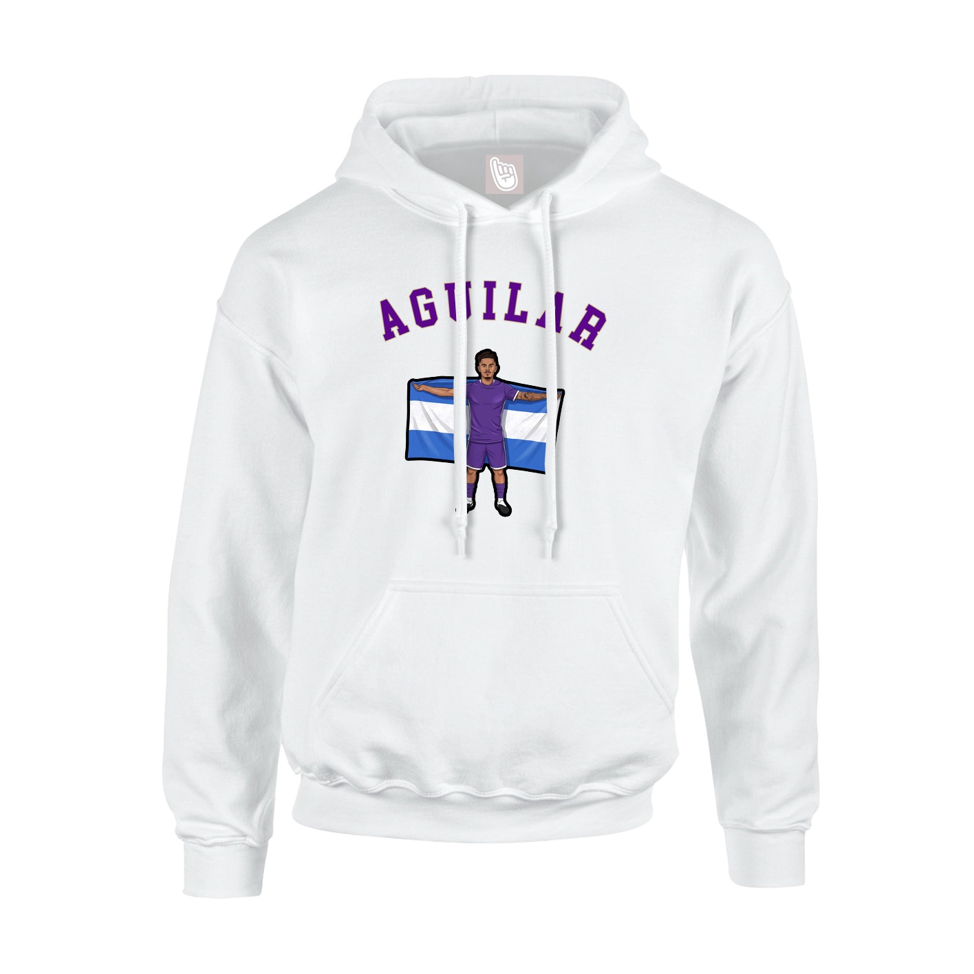 Youth Hoodie — Shirsey Arch in White