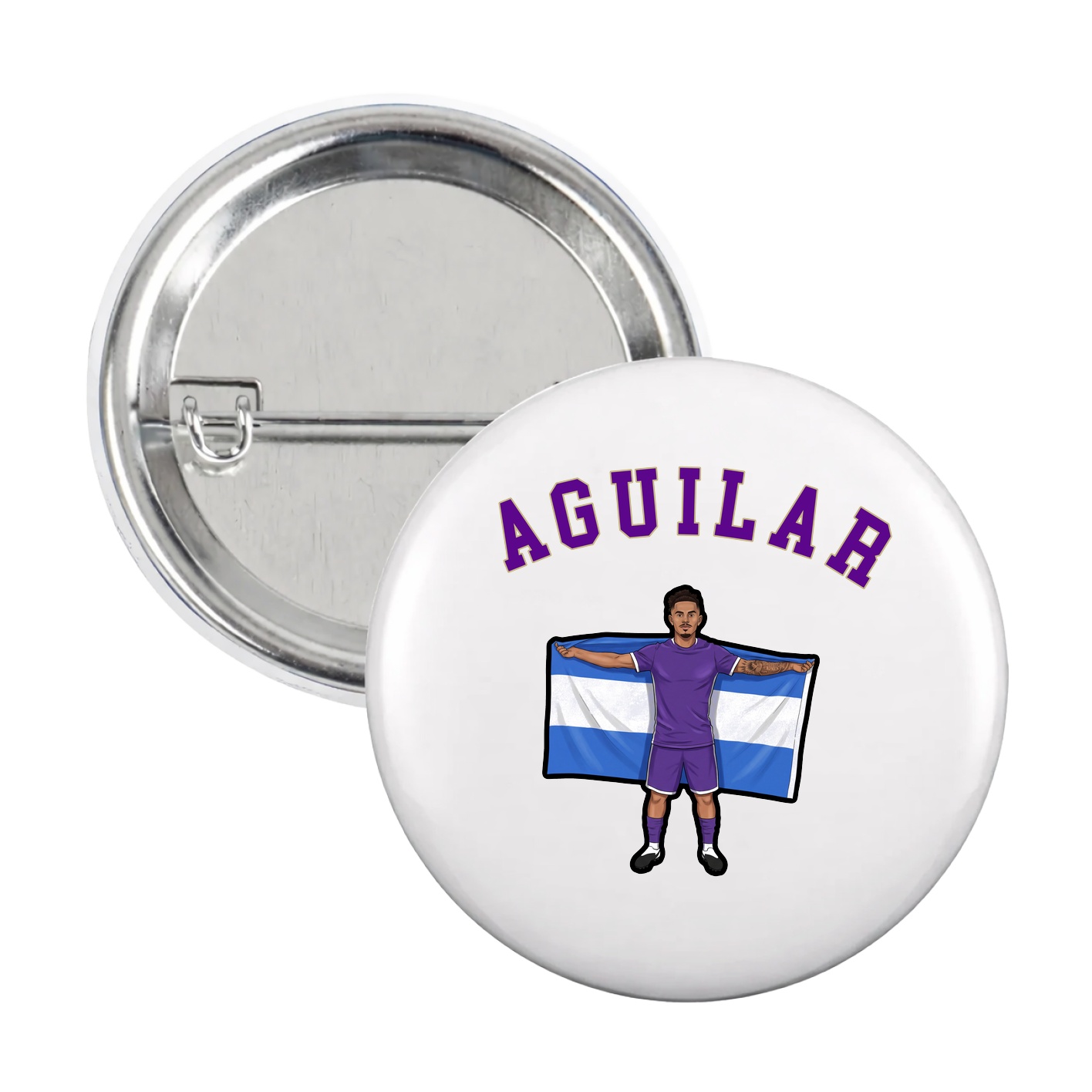Game Day Button — Shirsey Arch in White