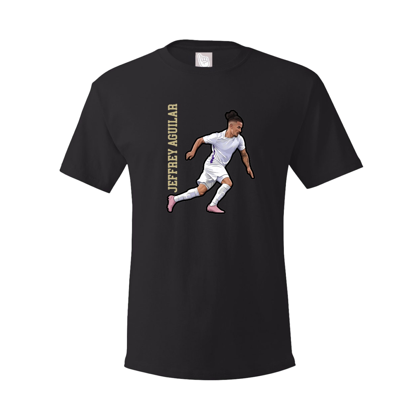 Tee — Name Vertical in Black
