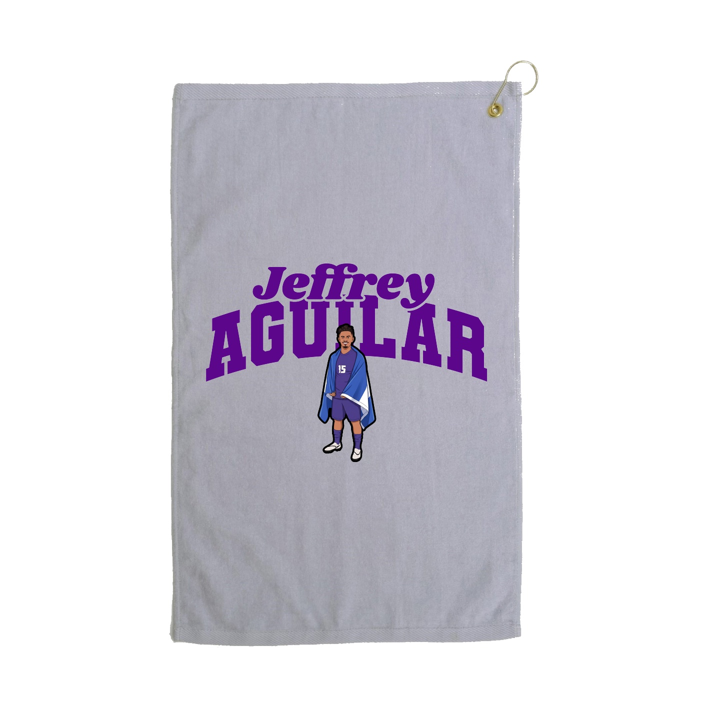Golf Towel — Signature Arch in Grey