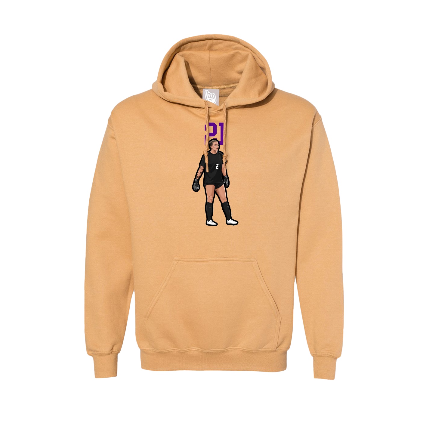 Hoodie — Number Top in Vegas Gold