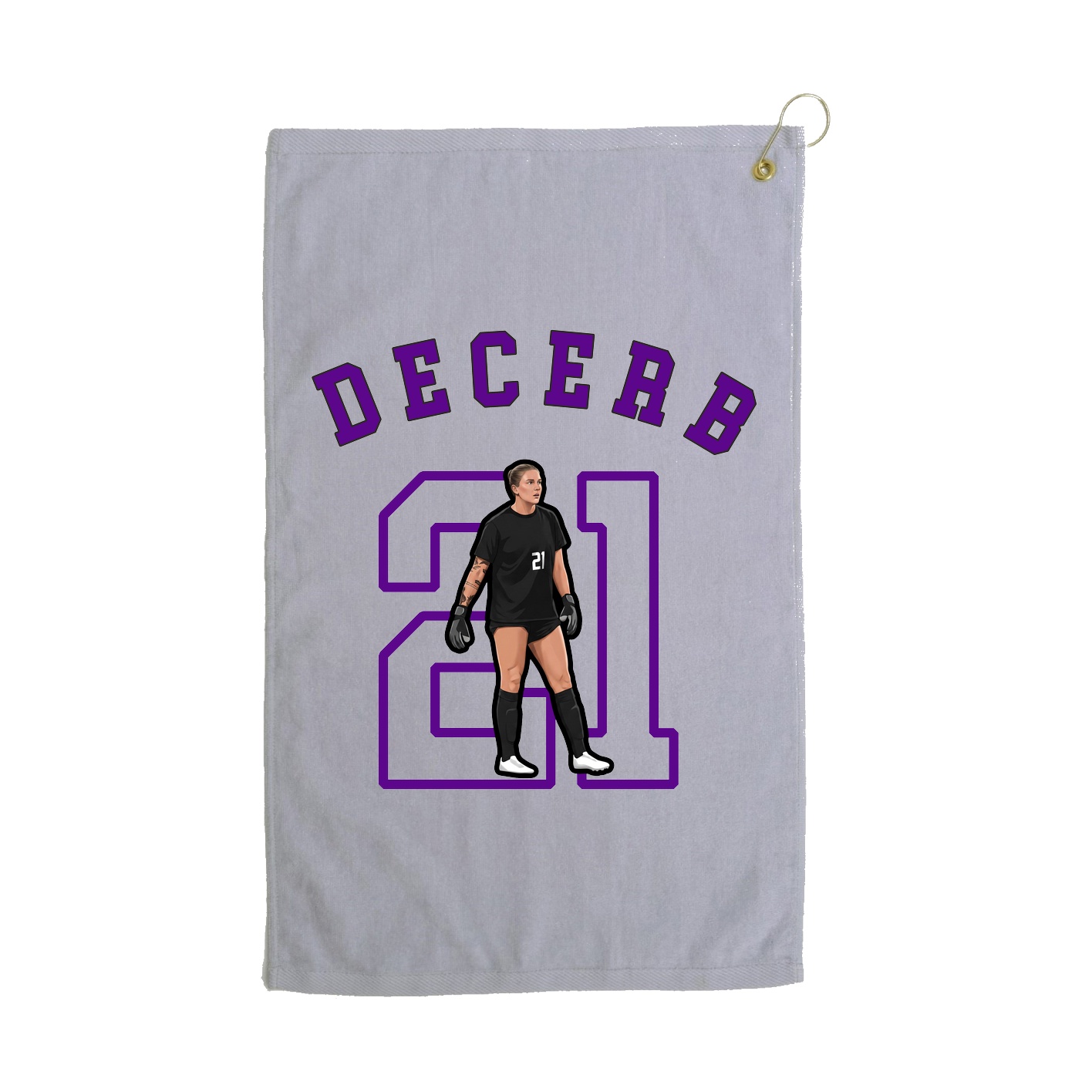 Golf Towel — Shirsey Arch in Grey