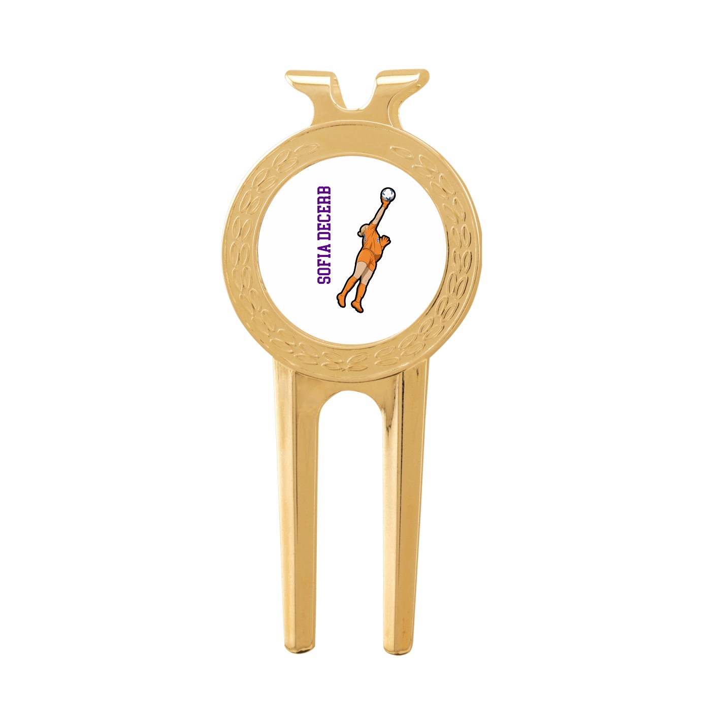 Divot Tool with Ball Marker — Name Vertical in Classic