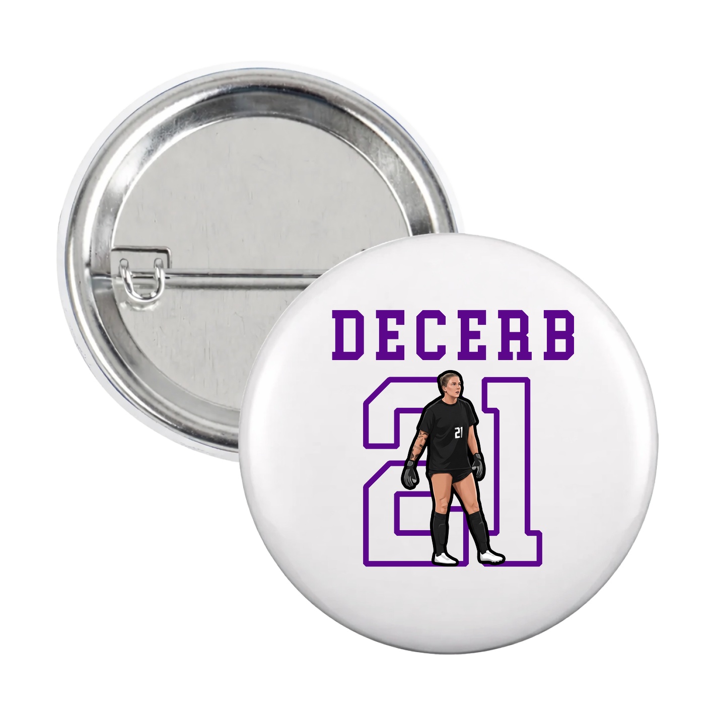 Game Day Button — Shirsey in White