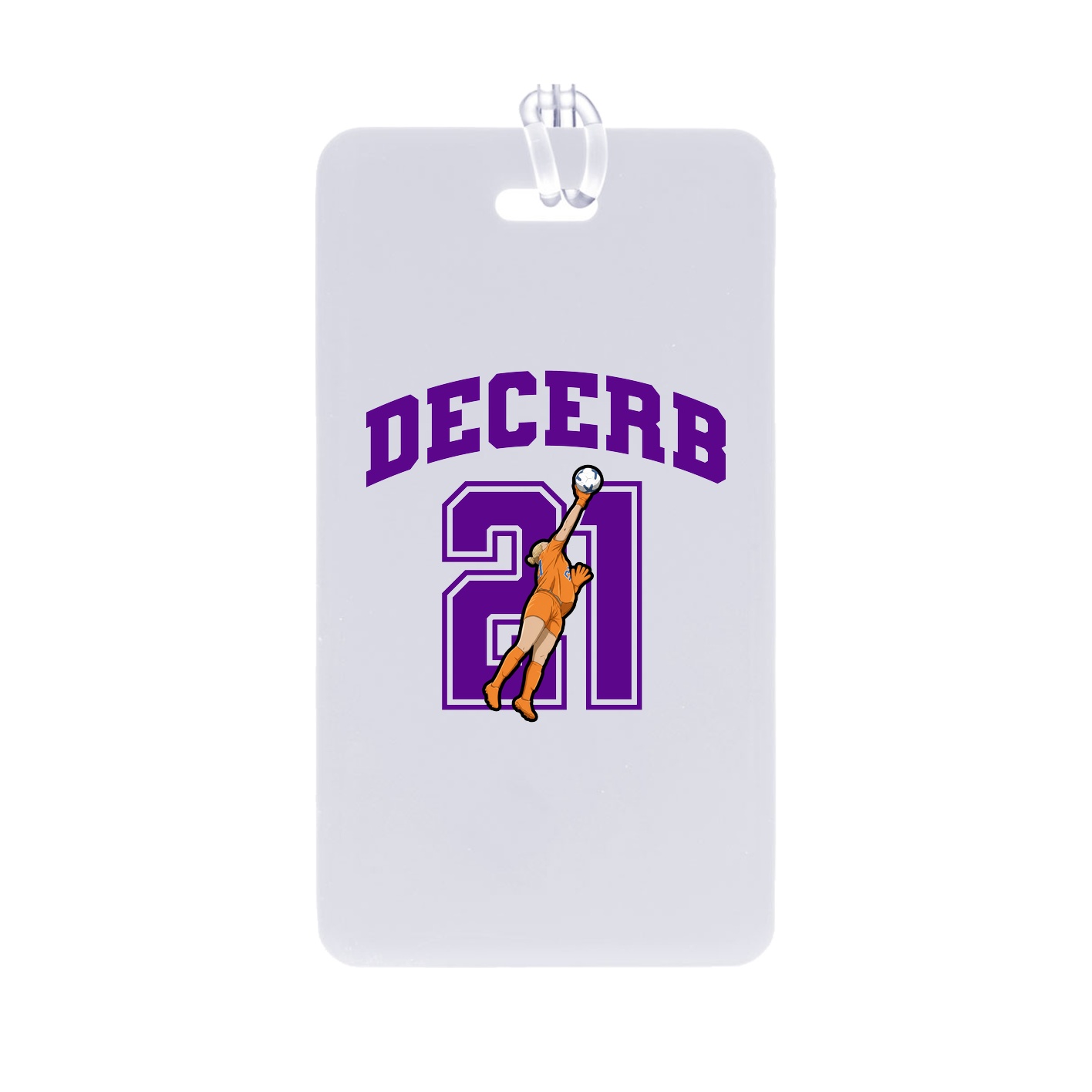 Bag Tag — Number in Classic