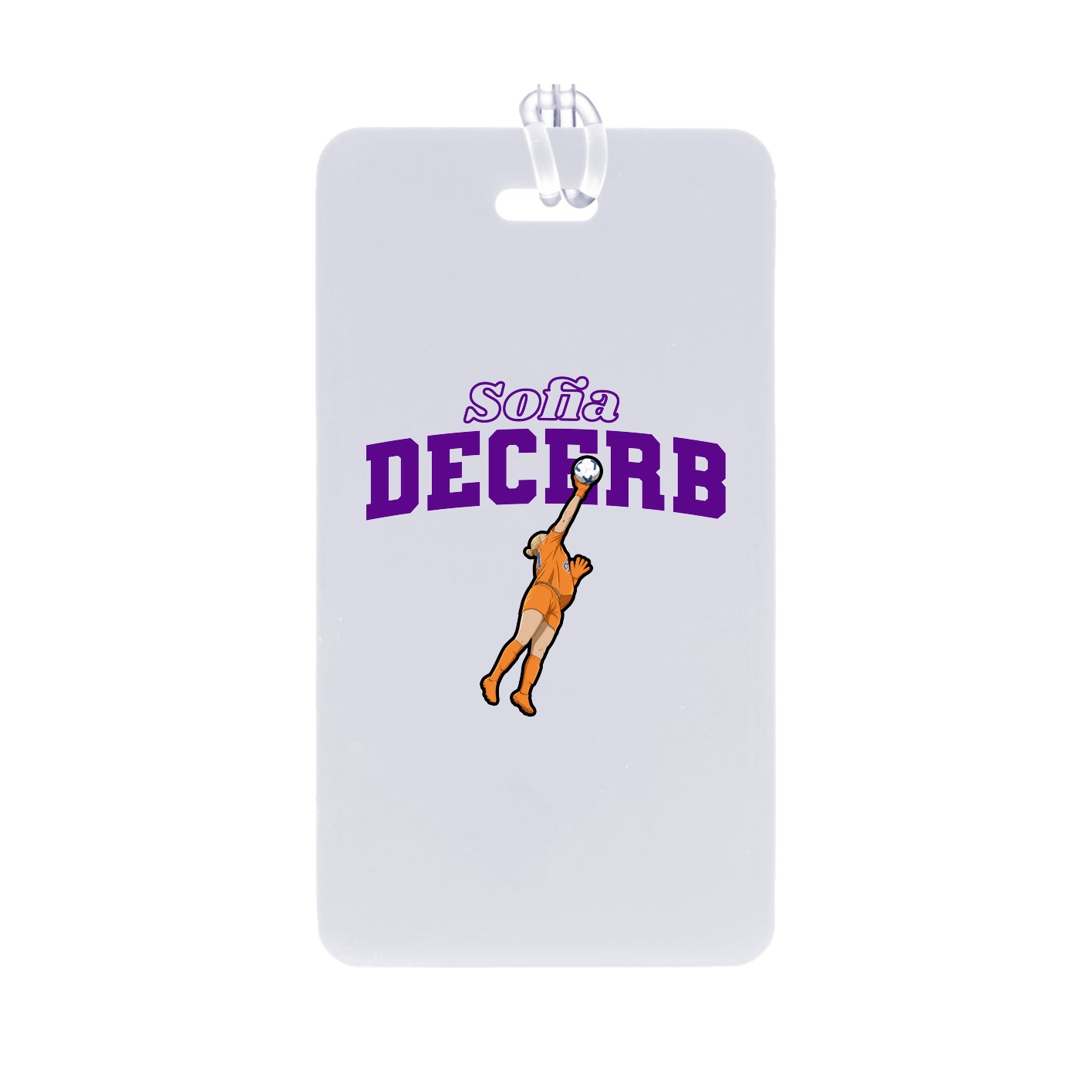 Bag Tag — Name Arch in Classic