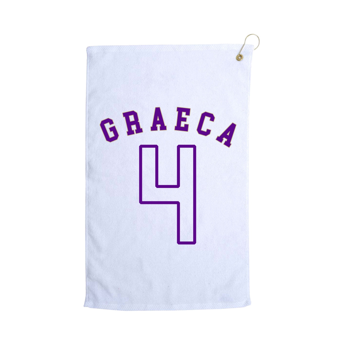 Golf Towel — Shirsey Arch in White