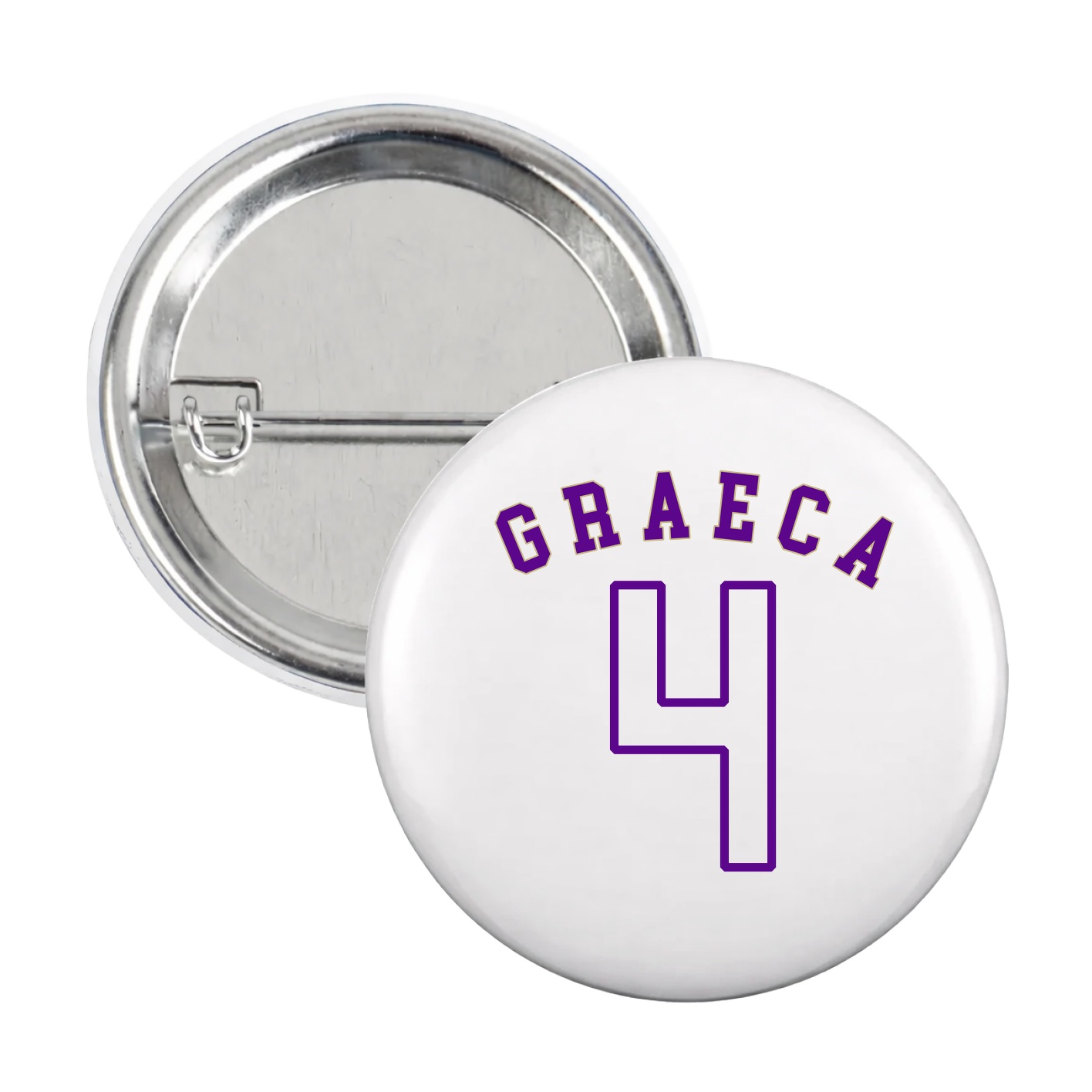 Game Day Button — Shirsey Arch in White