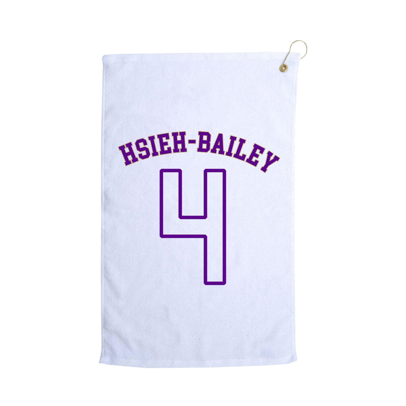 Golf Towel — Shirsey Arch in White