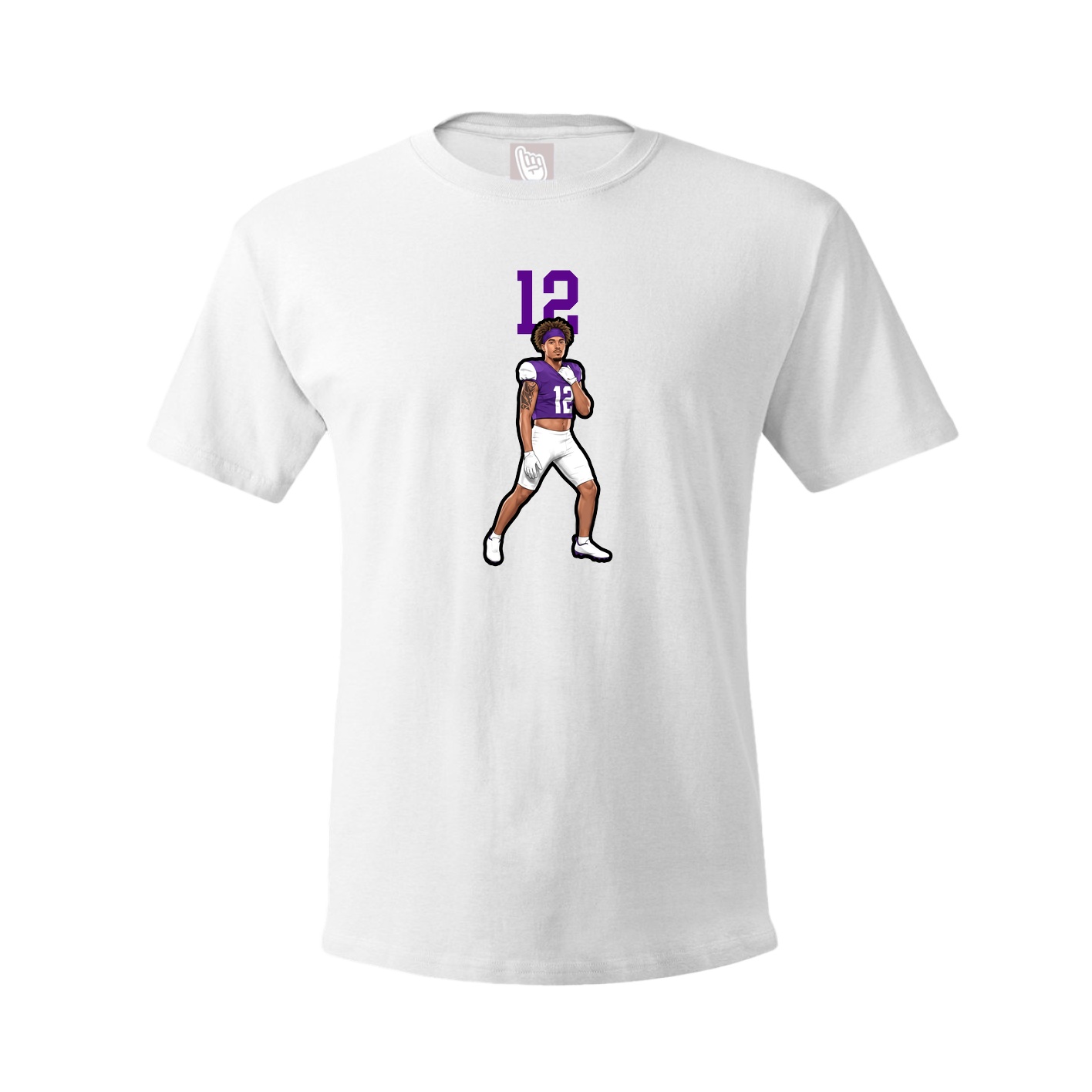 Tee — Number Top in White
