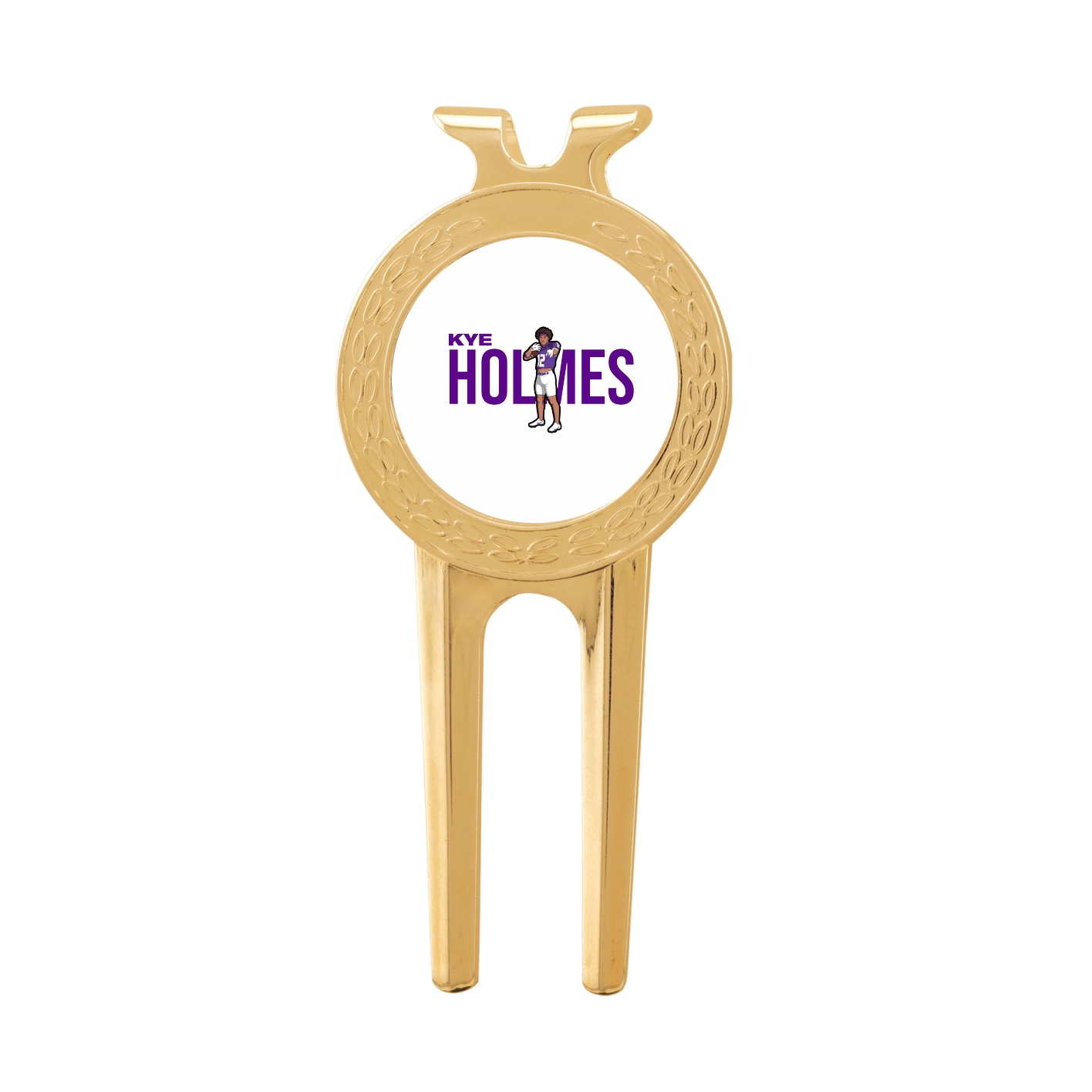 Divot Tool with Ball Marker — Player Name in Classic