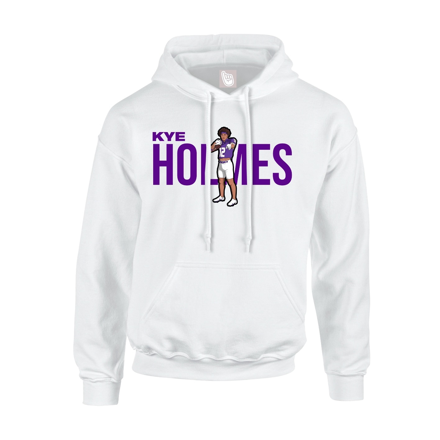 Hoodie — Player Name in White