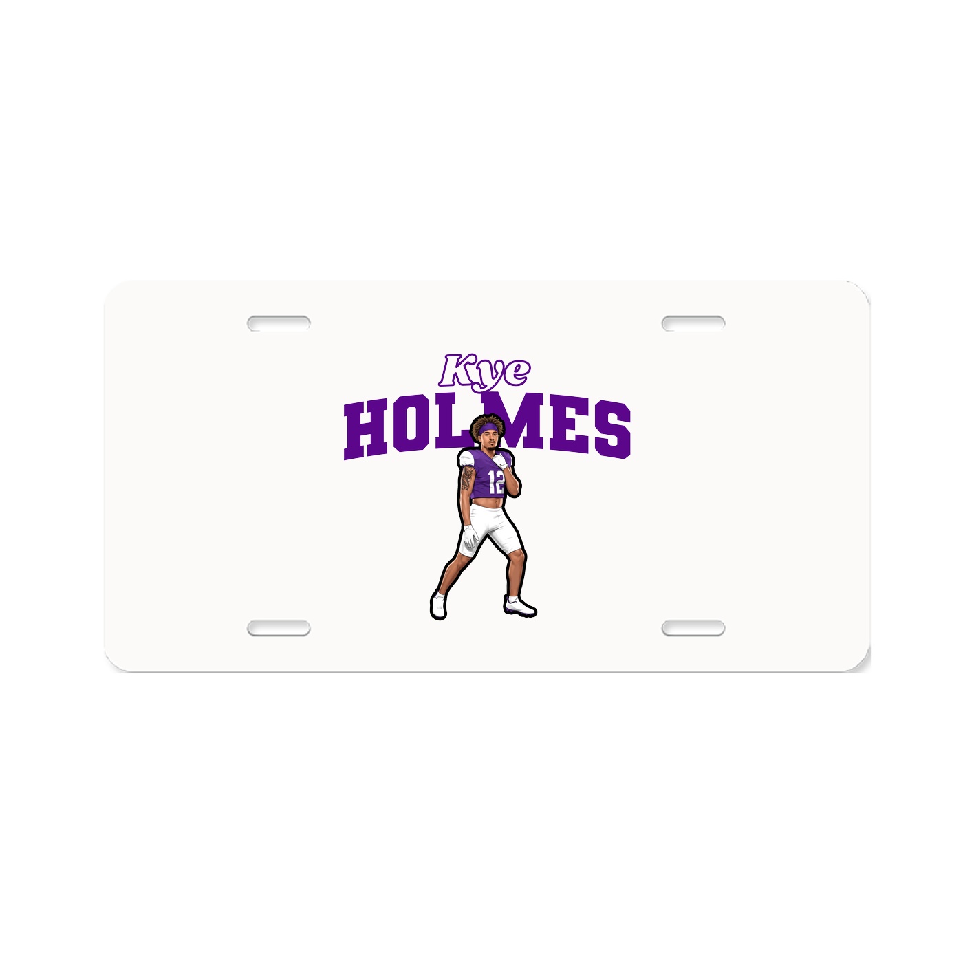 License Plate — Name Arch in Classic