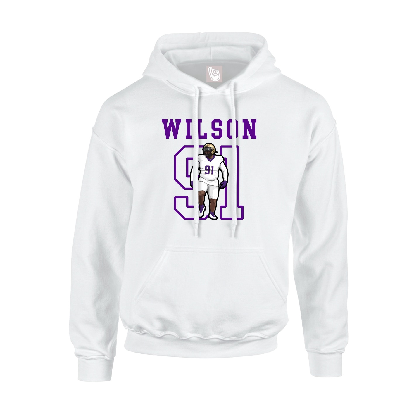 Youth Hoodie — Shirsey in White