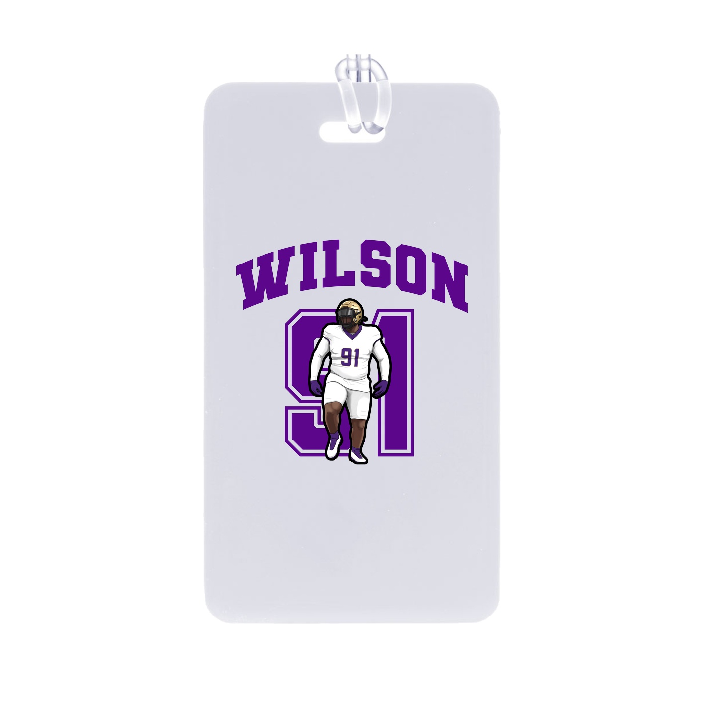 Bag Tag — Number in Classic