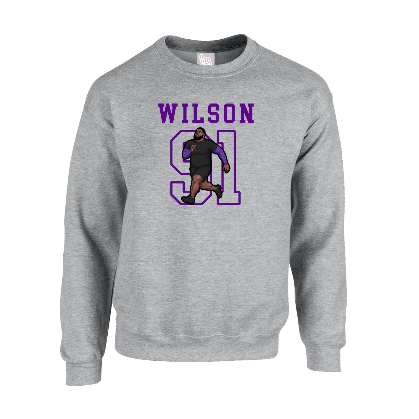 Fleece Crew — Shirsey in Grey
