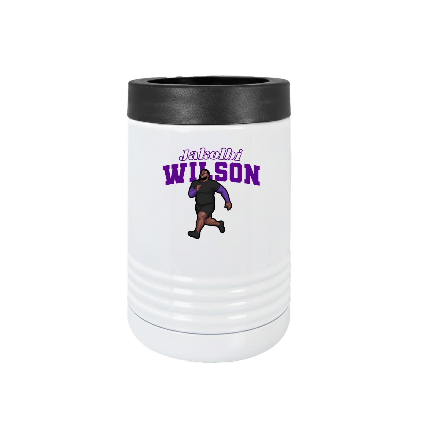 Beverage Holder — Name Arch in White
