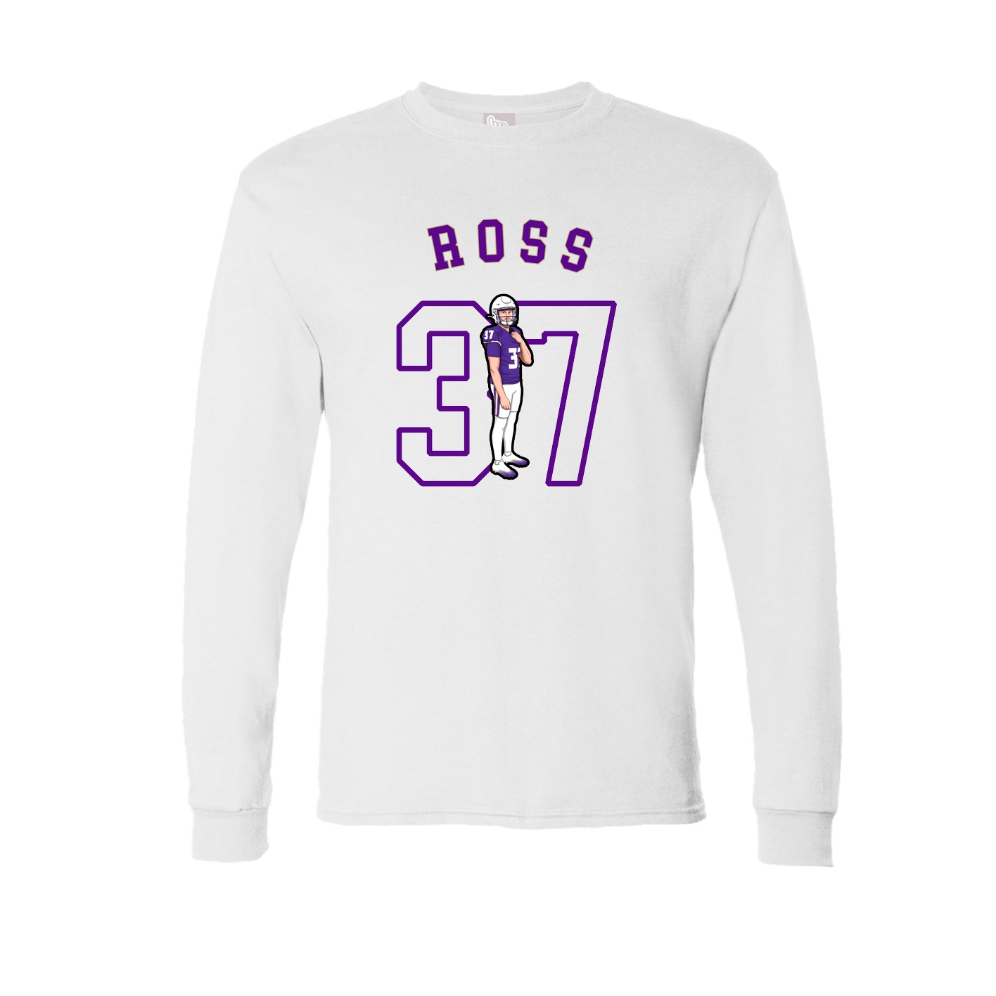 Long Sleeve Tee — Shirsey Arch in White