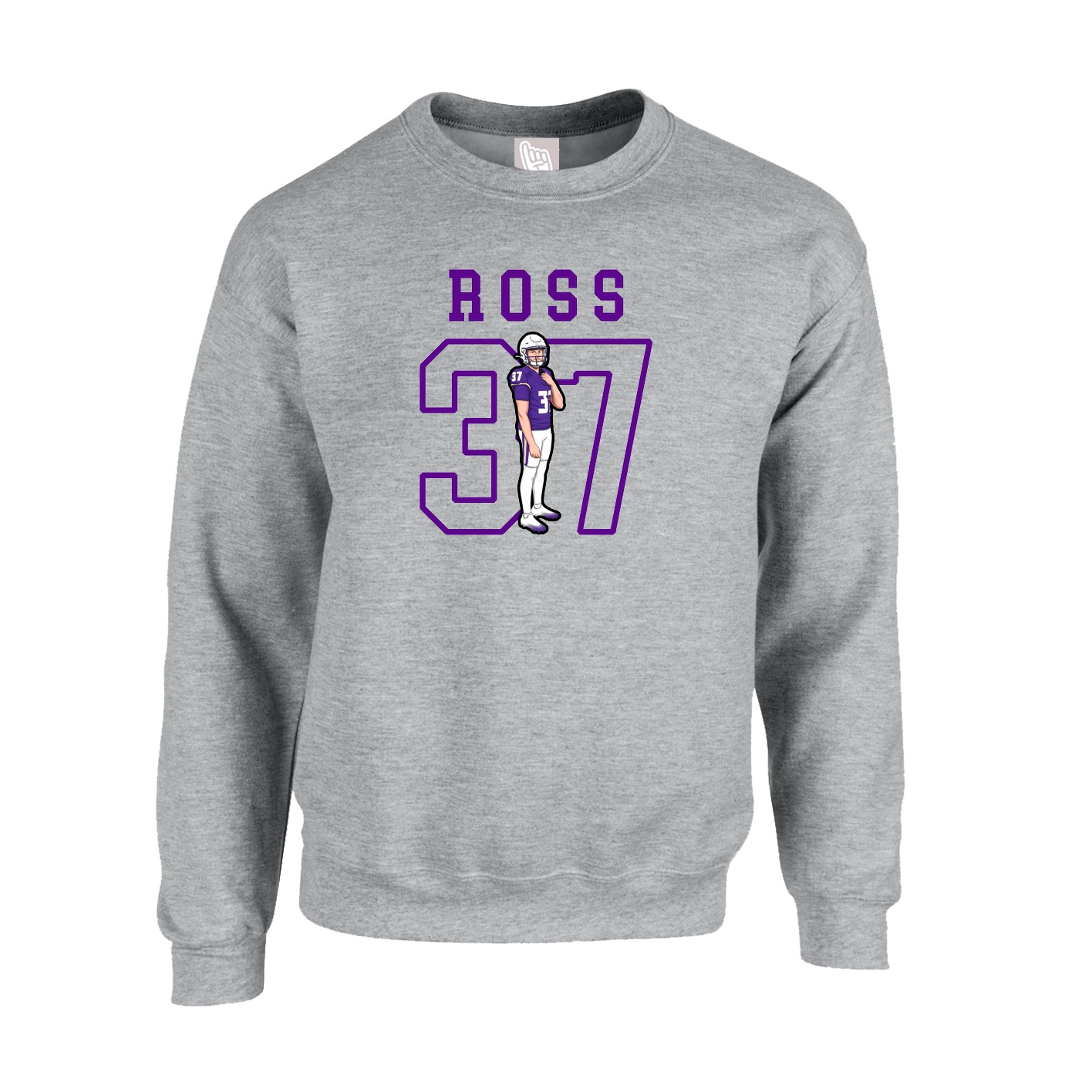 Fleece Crew — Shirsey in Grey